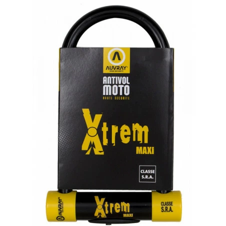 Antivol U AUVRAY Xtrem Medium Certifié SRA 110x230 D.18 1 Antivol U AUVRAY Xtrem Medium Certifié SRA 110x230 D.18