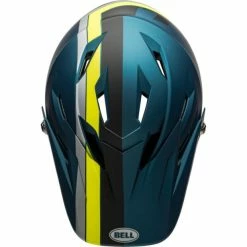 Casque Bell Sanction Bleu/Jaune Fluo 10 Casque Bell Sanction Bleu/Jaune Fluo -Accessoires vélos Soldes casque bell sanction bleu jaune fluo 4