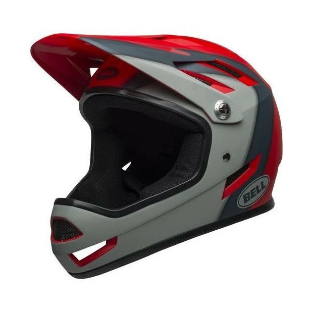 Casque Bell Sanction Rouge/Gris 2 Casque Bell Sanction Rouge/Gris – Image 2