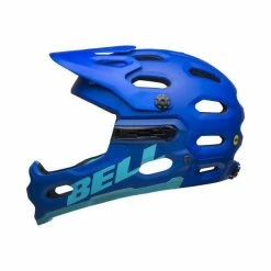 Casque Bell Super 3R MIPS Bleu Mat/Bleu Clair -Accessoires vélos Soldes casque bell super 3r mips bleu mat bleu clair 2