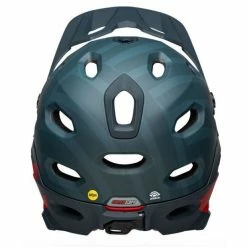 Casque Bell Super DH MIPS Bleu/Rouge -Accessoires vélos Soldes casque bell super dh mips bleu cramoisi 2