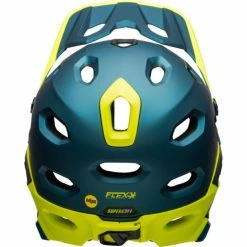 Casque Bell Super DH MIPS Bleu/Jaune Fluo -Accessoires vélos Soldes casque bell super dh mips bleu jaune fluo 3