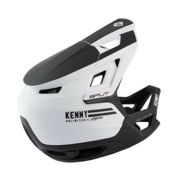 Casque Enduro Kenny Split Blanc/Noir 2 Casque Enduro Kenny Split Blanc/Noir – Image 2