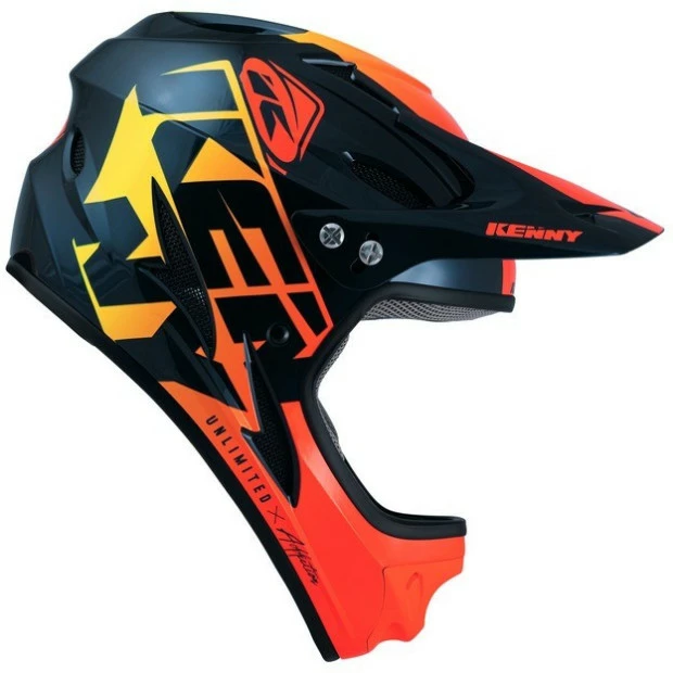 Casque Intégral Kenny Downhill Graphic Orange 2 Casque Intégral Kenny Downhill Graphic Orange – Image 2