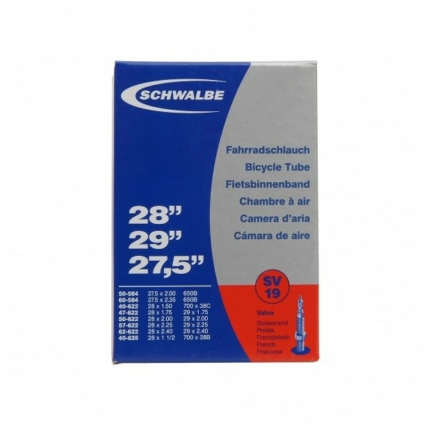 Chambre à Air VTT / VTC Schwalbe Sv 19 (27.5'/29') - Presta 1 Chambre à Air VTT / VTC Schwalbe Sv 19 (27.5'/29') - Presta