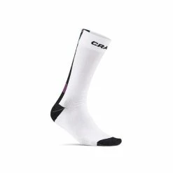Chaussettes VTT Eté Hautes Craft Adv Bike Offroad Blanc/Noir
