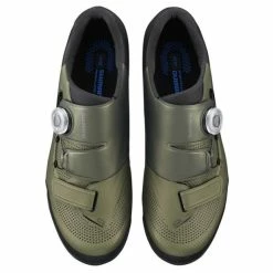 Chaussures VTT Shimano XC5 Vert Mousse 6 Chaussures VTT Shimano XC5 Vert Mousse -Accessoires vélos Soldes chaussures vtt shimano xc5 vert mousse 2