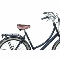 Couvre Selle BASIL Bohème Rouge Figue 5 Couvre Selle BASIL Bohème Rouge Figue -Accessoires vélos Soldes couvre selle basil boheme rouge figue 2