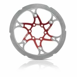 Disque XLC BR-X59 203 Mm Rouge/argent Usiné CNC