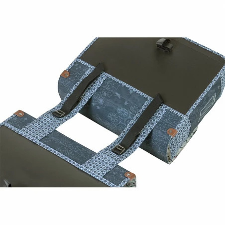 Double Sacoche Vélo BASIL Bohème 35L Bleu Indigo 5 Double Sacoche Vélo BASIL Bohème 35L Bleu Indigo – Image 5