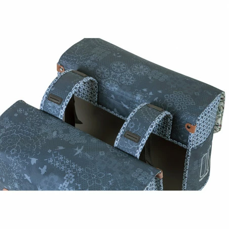 Double Sacoche Vélo BASIL Bohème 35L Bleu Indigo 6 Double Sacoche Vélo BASIL Bohème 35L Bleu Indigo – Image 6
