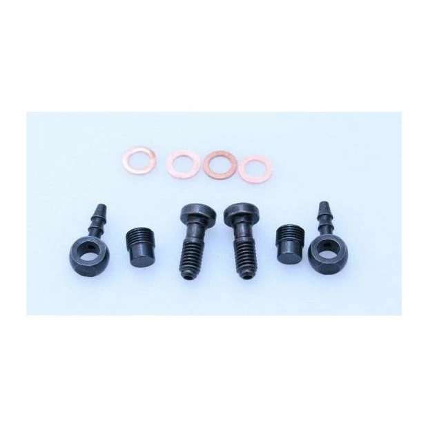 Kit Magura De Raccord De Durite 90 ° Pour Poignée Freins (2 Freins) 1 Kit Magura De Raccord De Durite 90 ° Pour Poignée Freins (2 Freins)