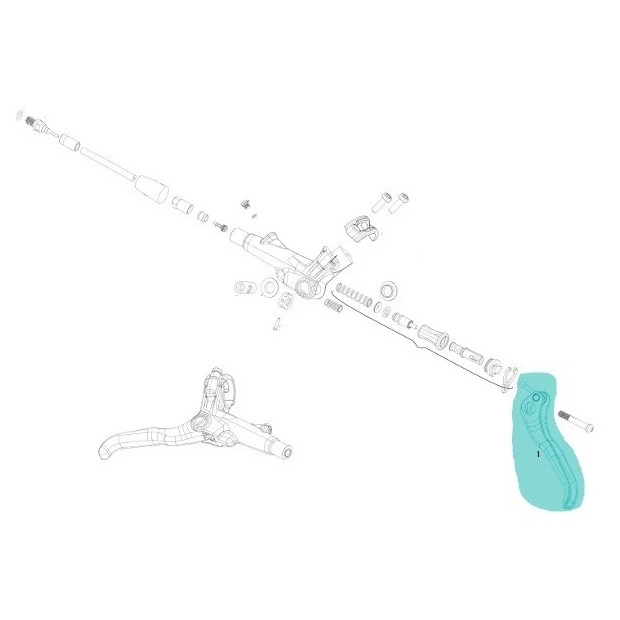 Levier De Frein Avid Elixir 5 - Noir 1 Levier De Frein Avid Elixir 5 - Noir