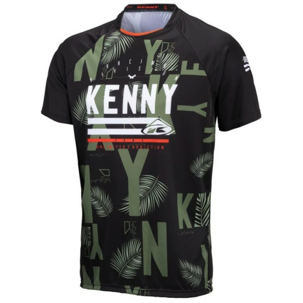 Maillot Manches Courtes Kenny Charger Palmier 1 Maillot Manches Courtes Kenny Charger Palmier