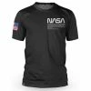 Maillot Manches Courtes Loose Riders Nasa Flight Crew Noir
