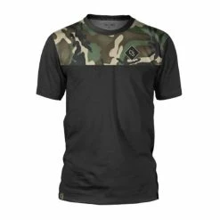Maillot VTT Manches Courtes Loose Riders C/S Camo Tundra Vert Forêt