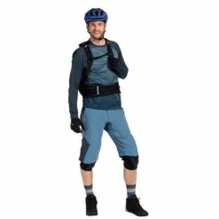 Maillot VTT Manches Longues Vaude Moab LS VI Bleu Gris -Accessoires vélos Soldes maillot vtt manches longues vaude moab ls vi bleu gris 2