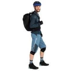 Maillot VTT Manches Longues Vaude Moab LS VI Bleu Gris -Accessoires vélos Soldes maillot vtt manches longues vaude moab ls vi bleu gris 3