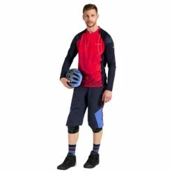 Maillot VTT Manches Longues Vaude Moab LS VI Rouge Mars -Accessoires vélos Soldes maillot vtt manches longues vaude moab ls vi rouge mars 2