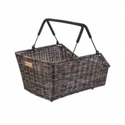 Panier Vélo Arrière Rotin Naturel BASIL Cento Mik