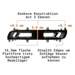 Pédales Plates Tatze MC-Air Axe Titane -Accessoires vélos Soldes pedales plates tatze mc air axe titane 2