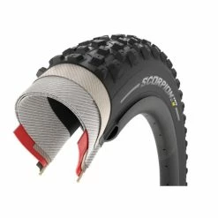 Pneu VTT Electrique Pirelli Scorpion E-MTB Mixed Terrain 27,5x2,6" Noir -Accessoires vélos Soldes pneu vtt electrique pirelli scorpion e mtb mixed terrain 275x26 noir 2