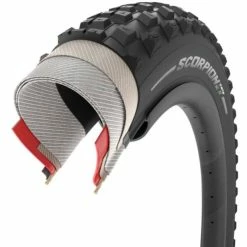 Pneu VTT Electrique Pirelli Scorpion E-MTB Rear 29x2,6" Noir -Accessoires vélos Soldes pneu vtt electrique pirelli scorpion e mtb rear 29x26 noir 2