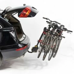 Porte Vélo Voiture Inclinable MOTTEZ Fixation Attelage Hercules 4 Vélos -Accessoires vélos Soldes porte velo voiture inclinable mottez fixation attelage hercules 4 velos 4