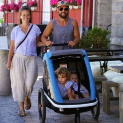 Hamax AS Remorque Vélo Poussette 2 Enfants HAMAX Avenida Citron -Accessoires vélos Soldes remorque velo 2 enfants hamax avenida citron 5
