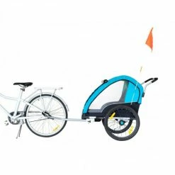 Remorque Vélo Poussette 2 Places BIKE ORIGINAL -Accessoires vélos Soldes remorque velo poussette 2 places bike original 2