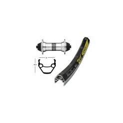 Xxcycle Roue AV 26X1.75 RM-40 B.Rap. 36T Exal ZX 19 Noir/argent Rayo