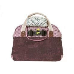 Sac Vélo + épaule BASIL Bohème Rouge Figue 18L -Accessoires vélos Soldes sac velo epaule basil boheme rouge figue 18l 3