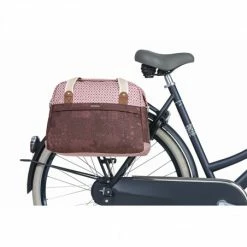 Sac Vélo + épaule BASIL Bohème Rouge Figue 18L -Accessoires vélos Soldes sac velo epaule basil boheme rouge figue 18l 6