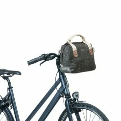 Sacoche De Guidon Vélo BASIL Bohème 8L Gris -Accessoires vélos Soldes sacoche de guidon velo basil boheme 8l gris 7