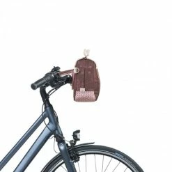 Sacoche De Guidon Vélo BASIL Bohème 8L Rouge Figue -Accessoires vélos Soldes sacoche de guidon velo basil boheme 8l rouge figue 4