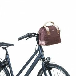 Sacoche De Guidon Vélo BASIL Bohème 8L Rouge Figue -Accessoires vélos Soldes sacoche de guidon velo basil boheme 8l rouge figue 5