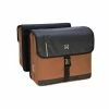 SACOCHE DOUBLE WILLEX BUSINESS MARRON/NOIR - 40L