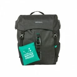 Sacoche Simple Vélo Basil Discovery 365D 9L Noir Mêlée -Accessoires vélos Soldes sacoche simple velo basil discovery 365d 9l noir melee 2