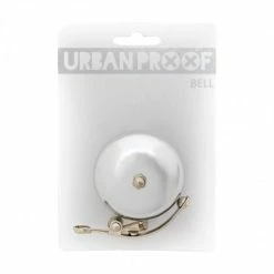 Sonnette Vélo Rétro URBAN PROOF 6cm Argent Blanc