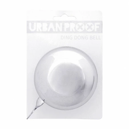 Sonnette Vélo URBAN PROOF Ding Dong 8cm Chrome 1 Sonnette Vélo URBAN PROOF Ding Dong 8cm Chrome