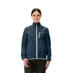 Veste Pluie Vaude Women's Drop Jacket III 04964 - Mer Sombre -Accessoires vélos Soldes veste pluie vaude women s drop jacket iii 04964 mer sombre 4